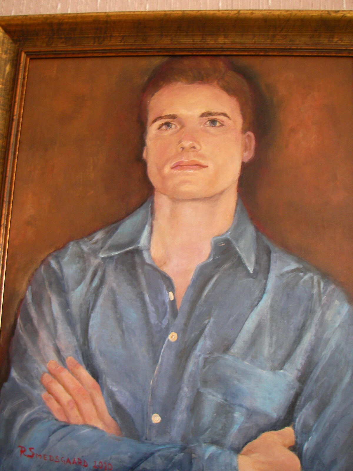 Portreyy av en ung mann nr