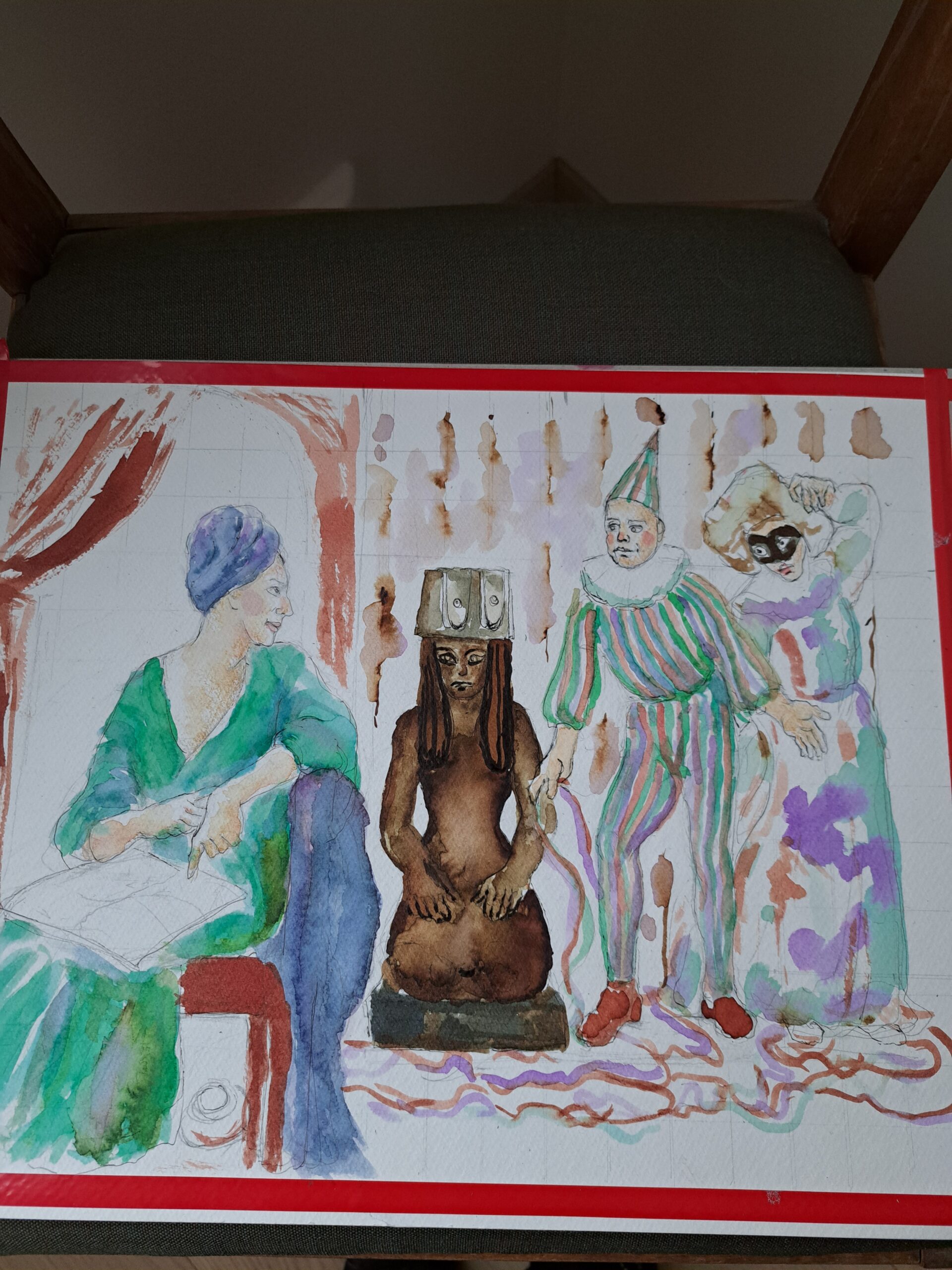 Tegneren og hennes mannskap